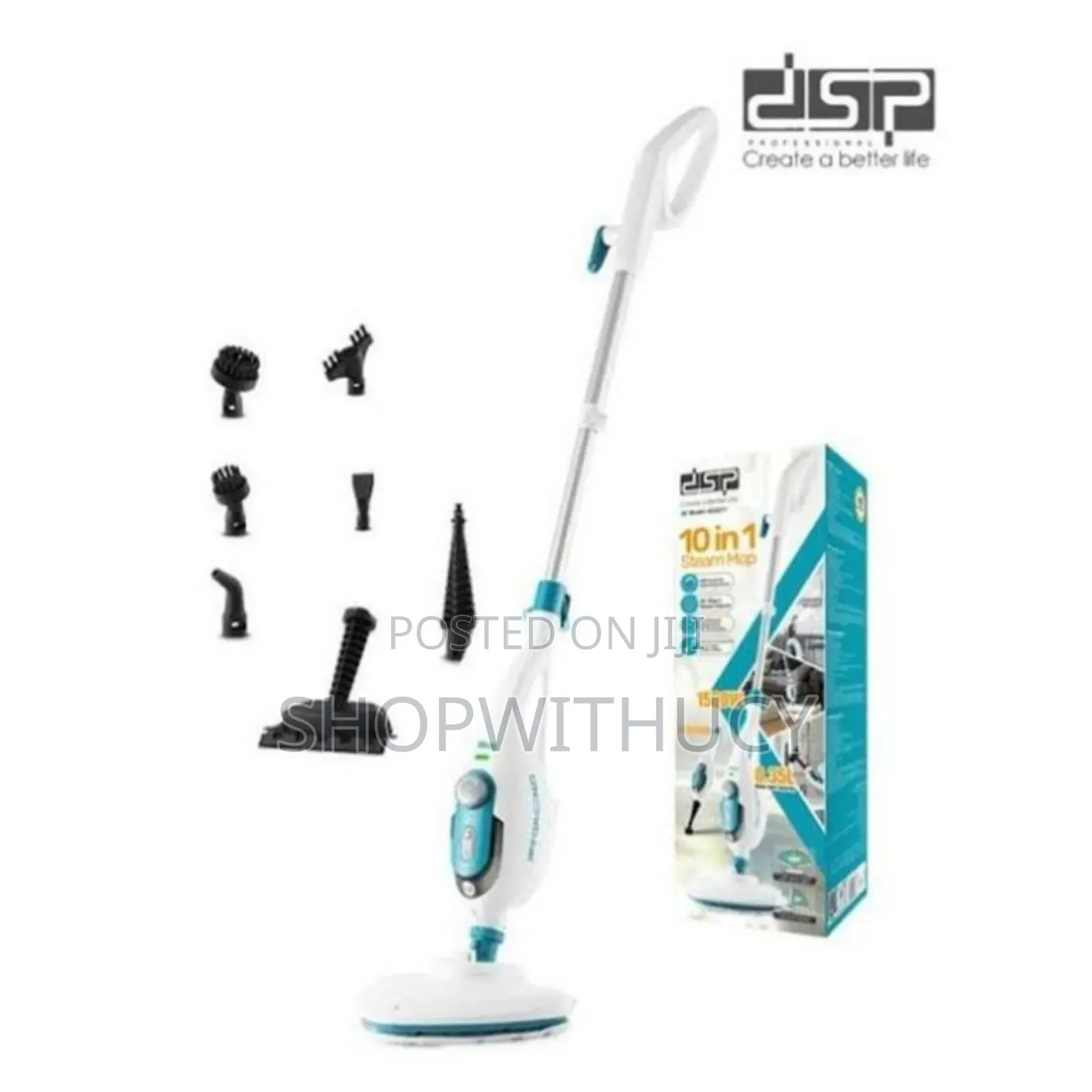 DSP 10-in-1 Steam Mop - 1500w