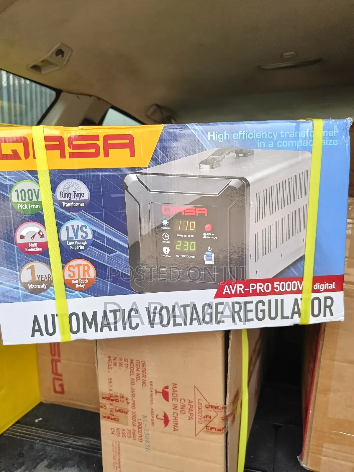 Qasa 5000va (5kva) Automatic Voltage Regulator Digital