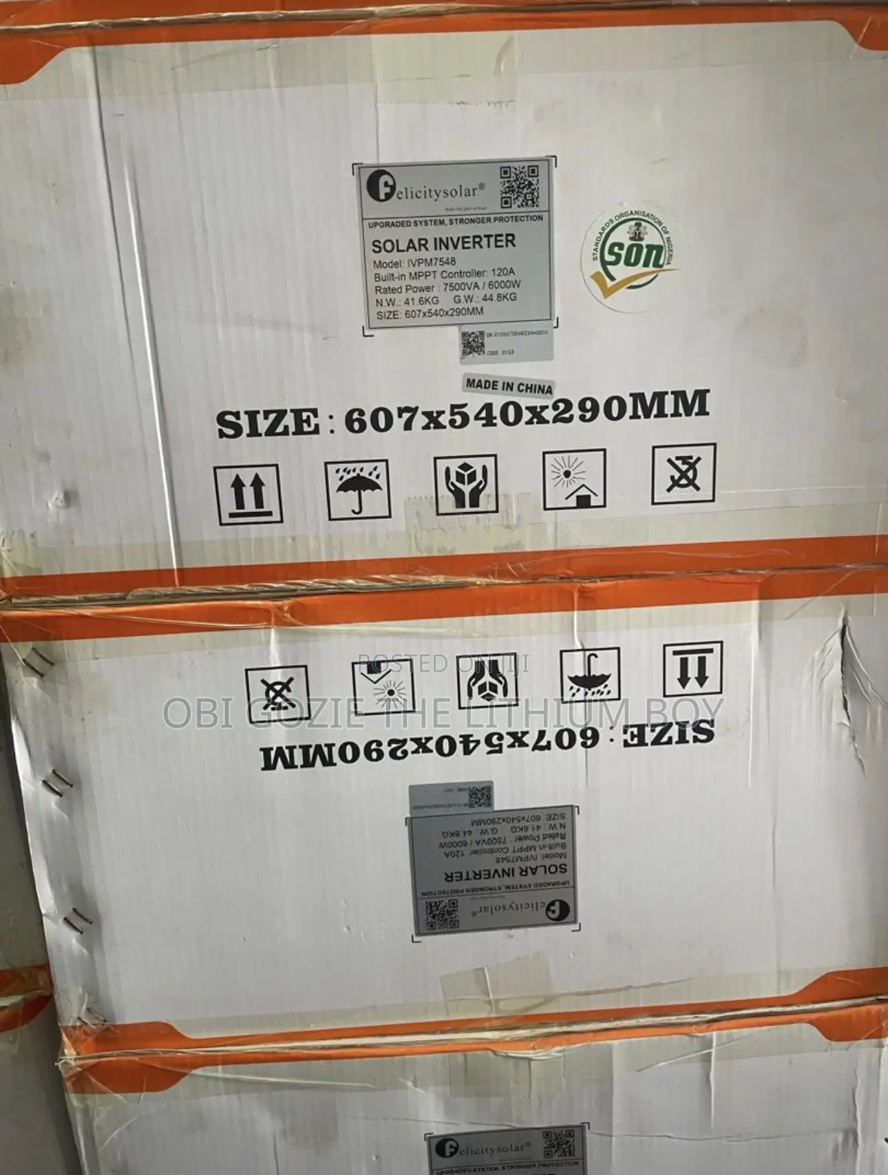 7.5kva-48v Felicity Pure Sine Wave Hybrid Inverter. Felicity Importer