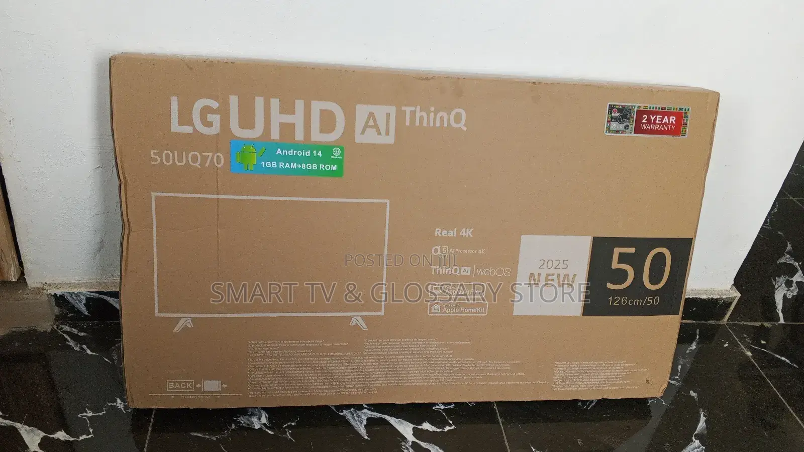 50 Inches Lg Smart Tv With Ai Processor 4k Apple Air Play