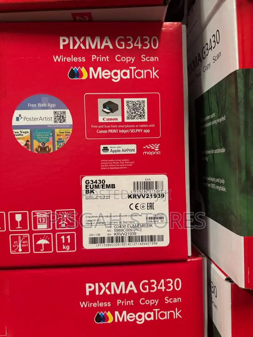 Canon Pixma G3430 Refillable Ink Tank All-in-One Printer