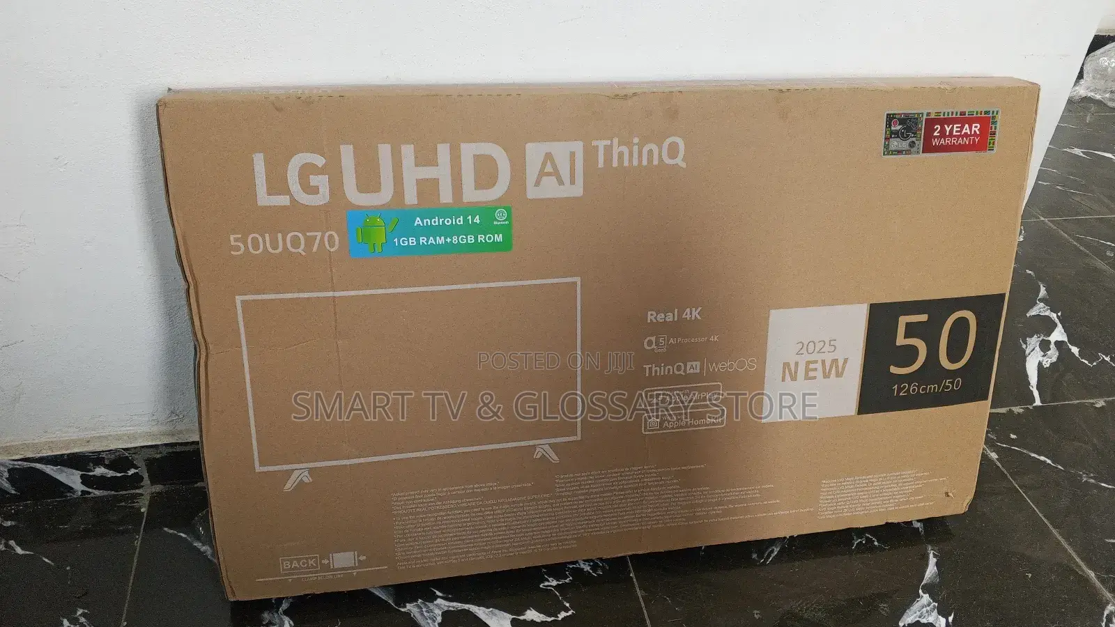 50 Inches Smart Tv With Upgraded 1gb Ram+8gb Rom