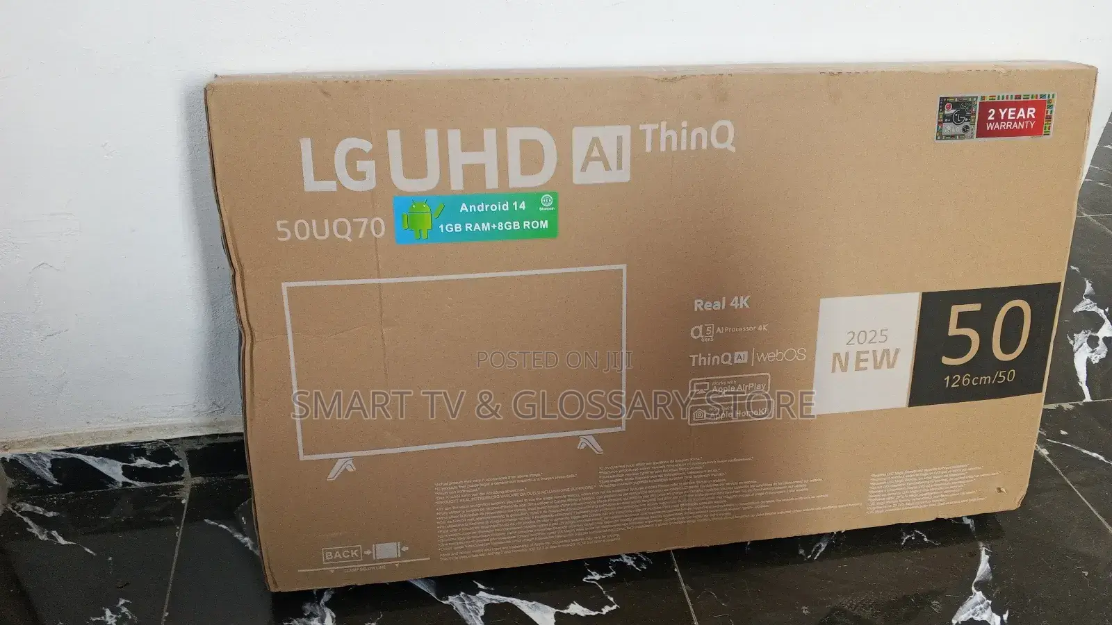 50 Inches Smart Tv With Upgraded 1gb Ram+8gb Rom