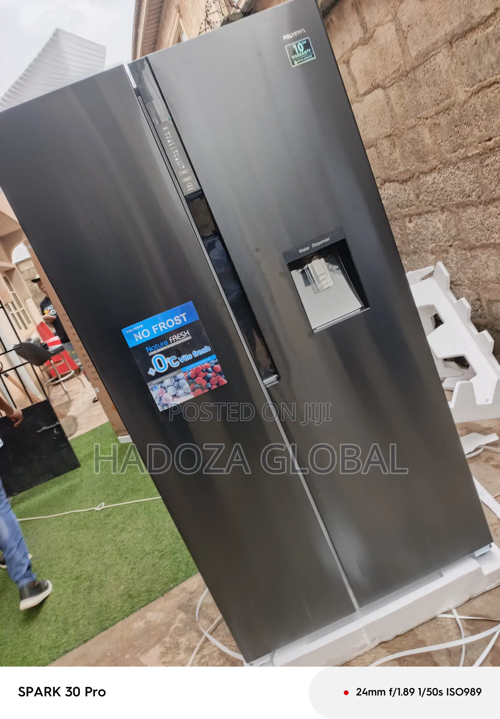 Polystar Inverter Side-by-side Refrigerator 520 Litres