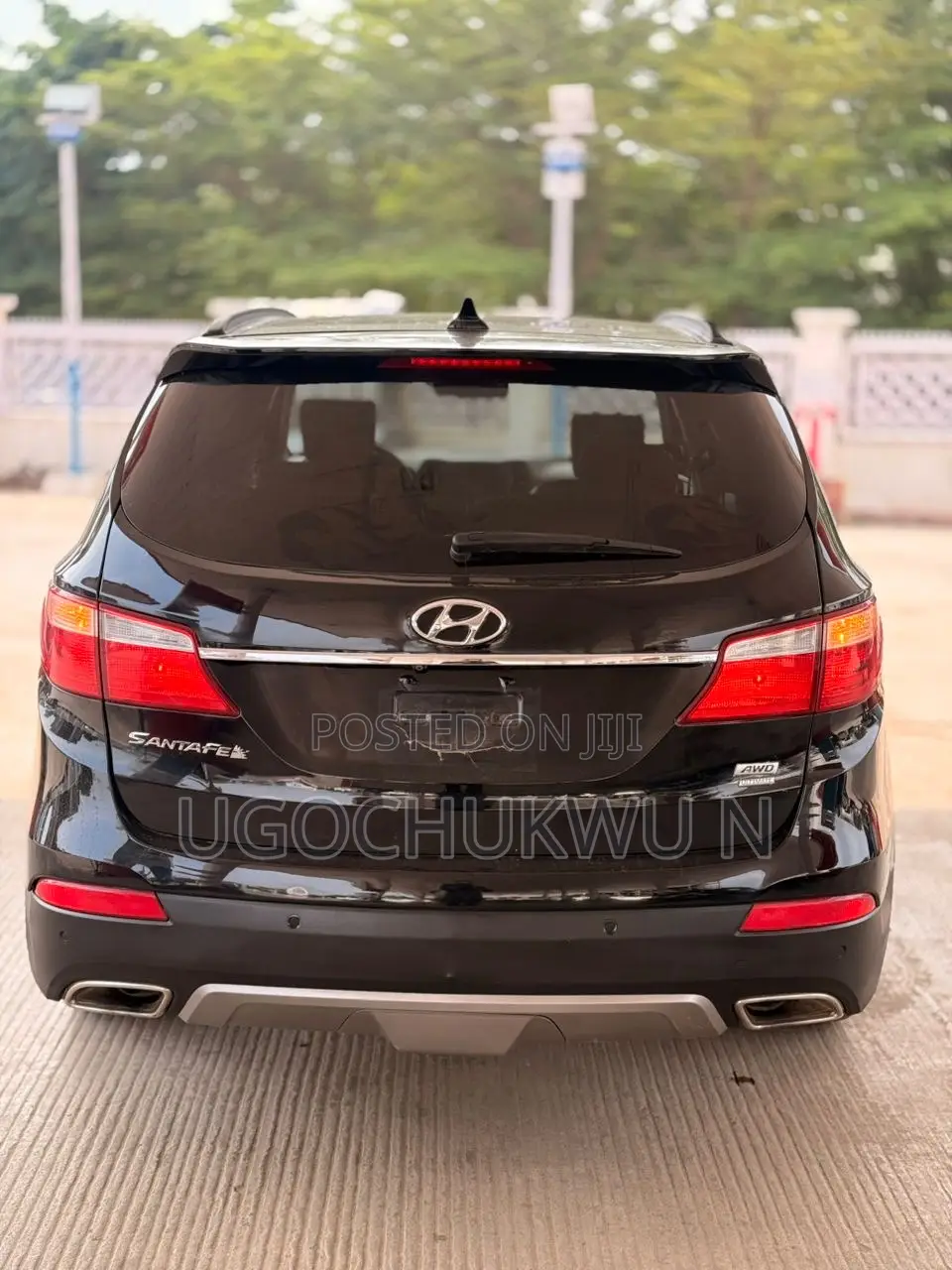 Hyundai Santa Fe GLS 4dr SUV (3.3L 6cyl 6A) 2015 Black
