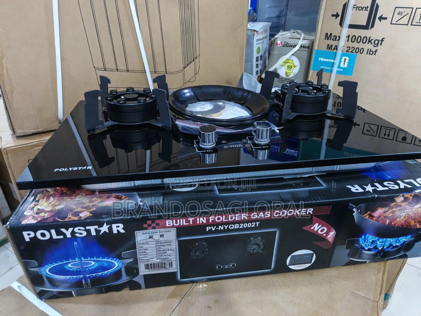 Polystar Builtin Foldable Gashob With Userfriendly Layout[Pv-Nyqb2002t