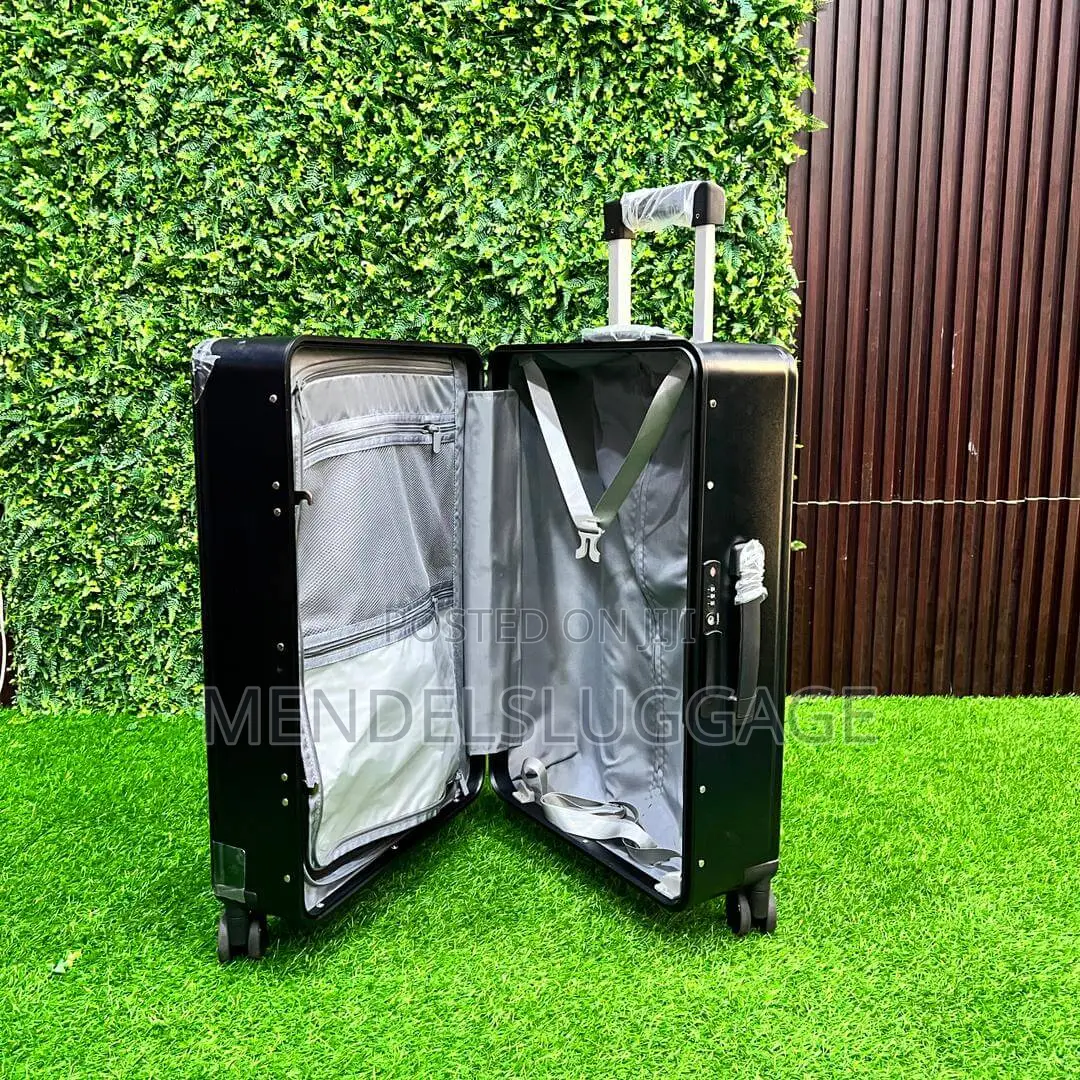 3-in-1 Black Aluminum Suitcase