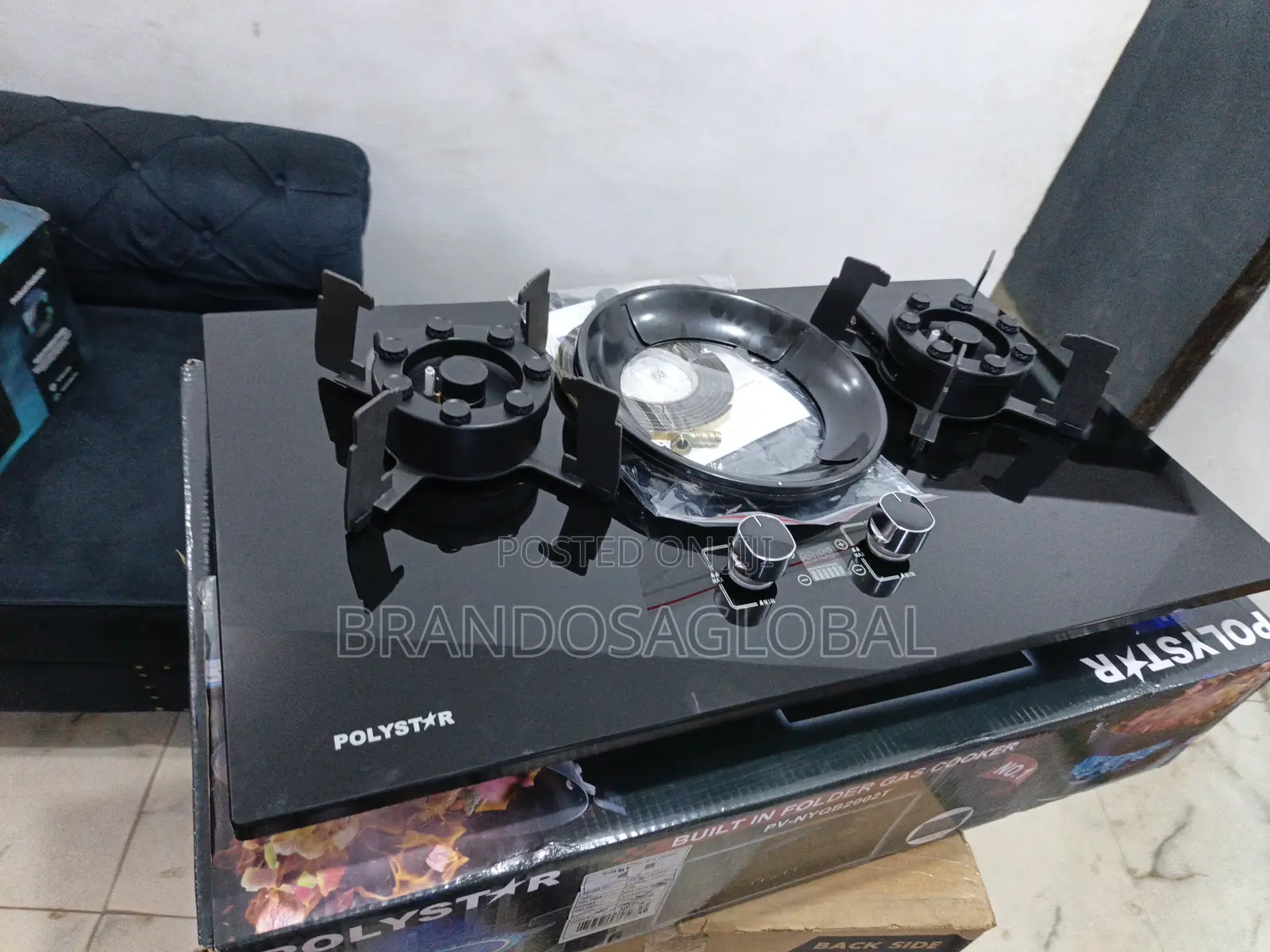 Polystar Built-in Foldable Gas Hob With Stable Burner [Pv-Nyqb2002t]