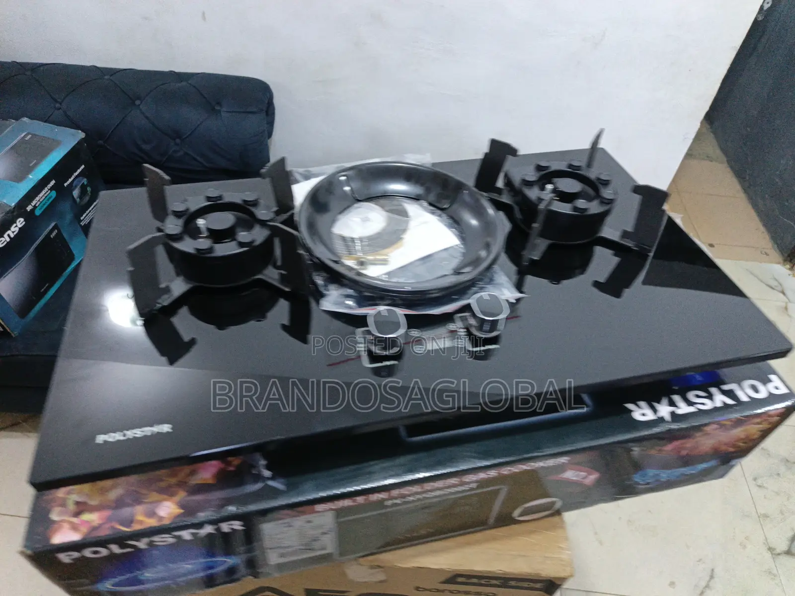 Polystar Built-in Foldable Gas Hob With Modern Countertop[Pv-Nyqb2002t