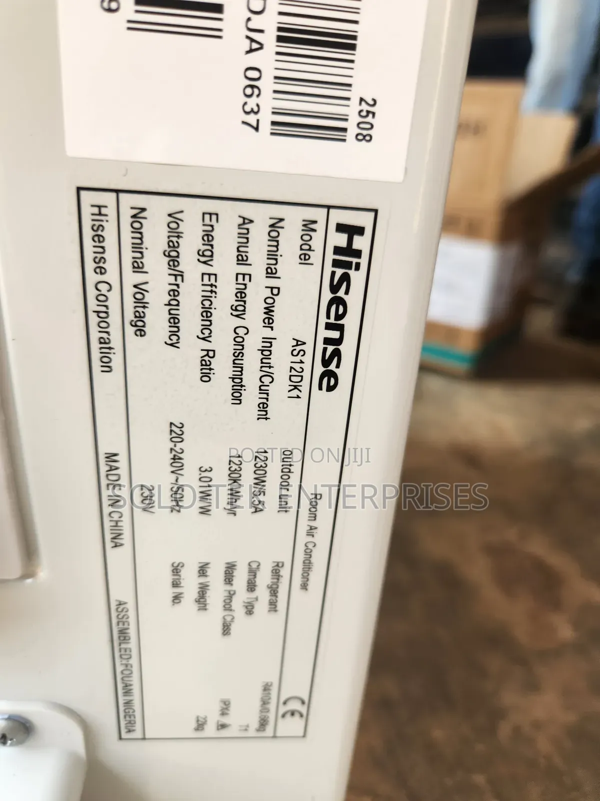 Hisense a/C Inverter 1.5hp