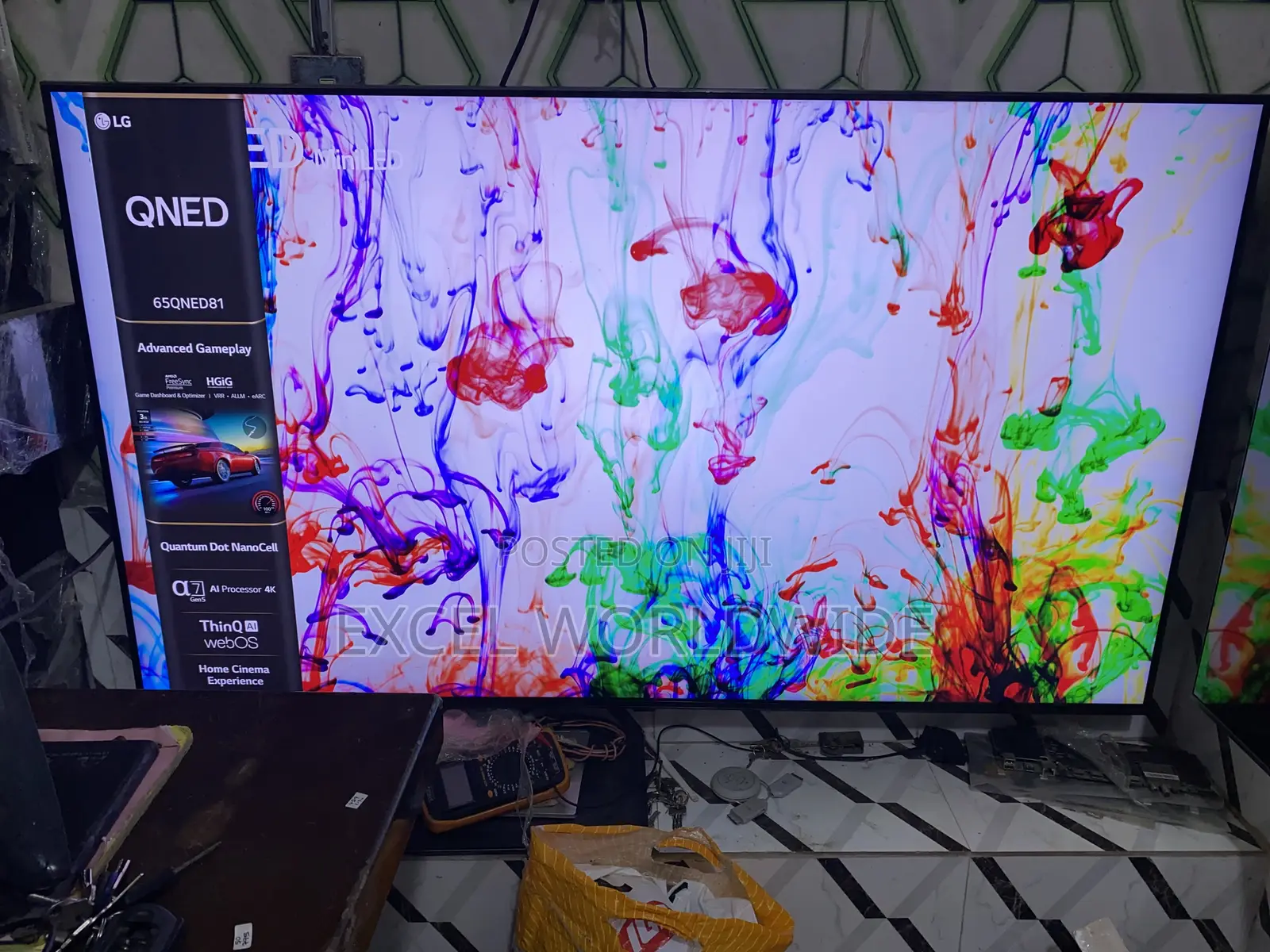 65 “ Lg Qned Series 81 , Smart Tv With Α7 Ai Processor
