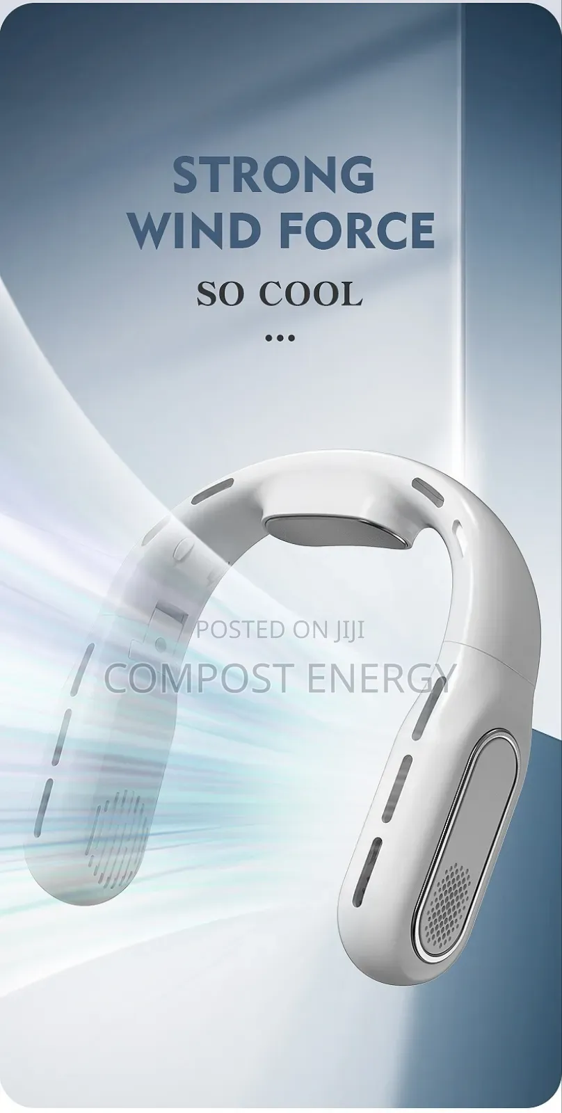 Quality/Foldable/ Bladeless Neck Fan With Condenser Plate