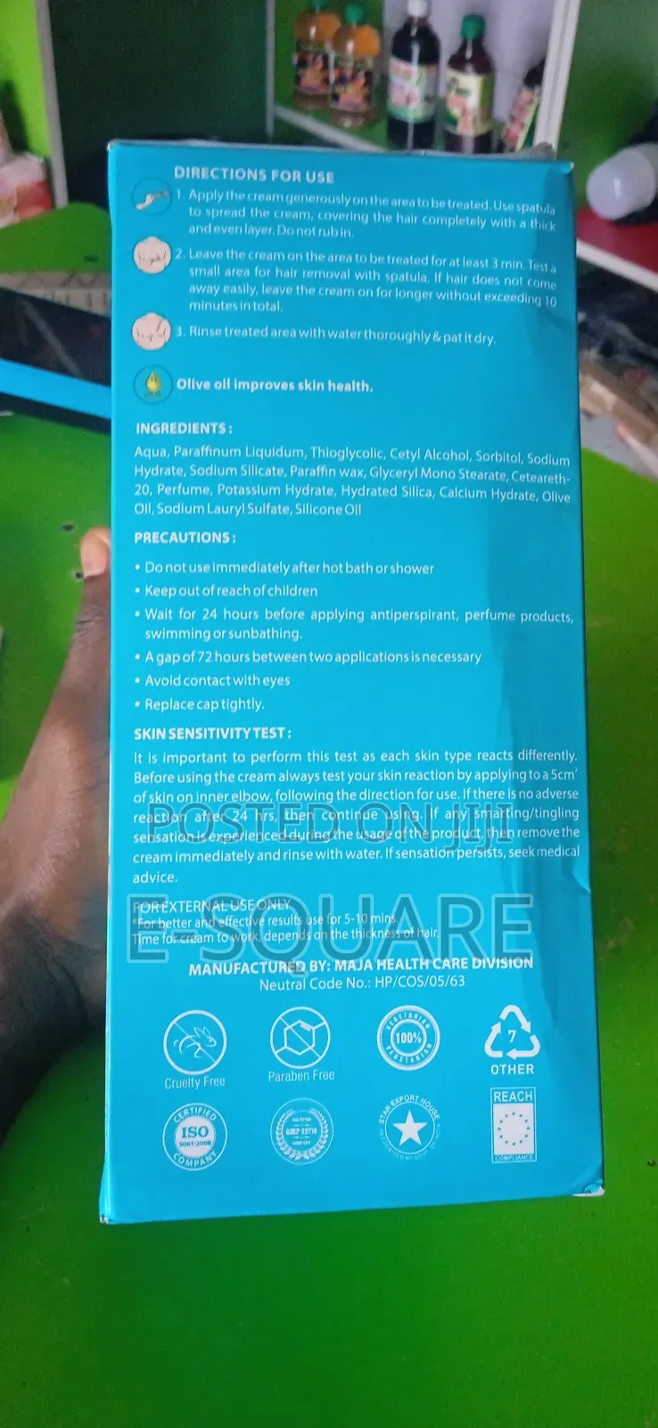 Hair Removal Cream (Feather  Touch) Vi-John