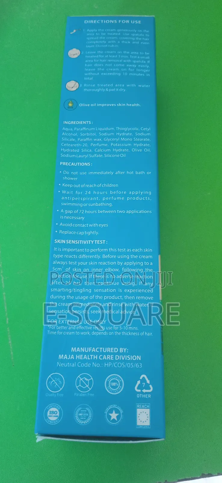 Hair Removal Cream (Feather  Touch) Vi-John
