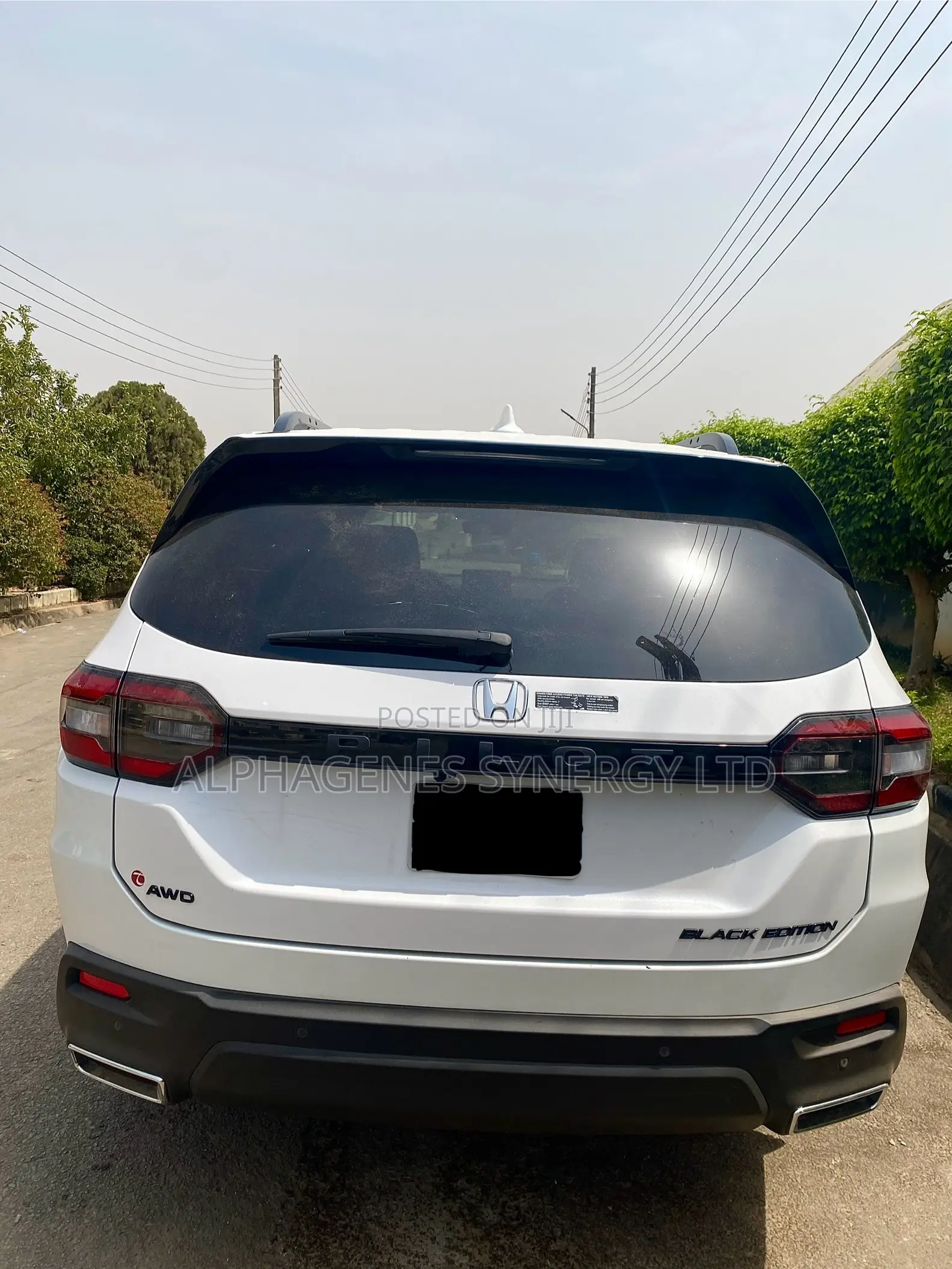 Honda Pilot Black Edition AWD 2025 White