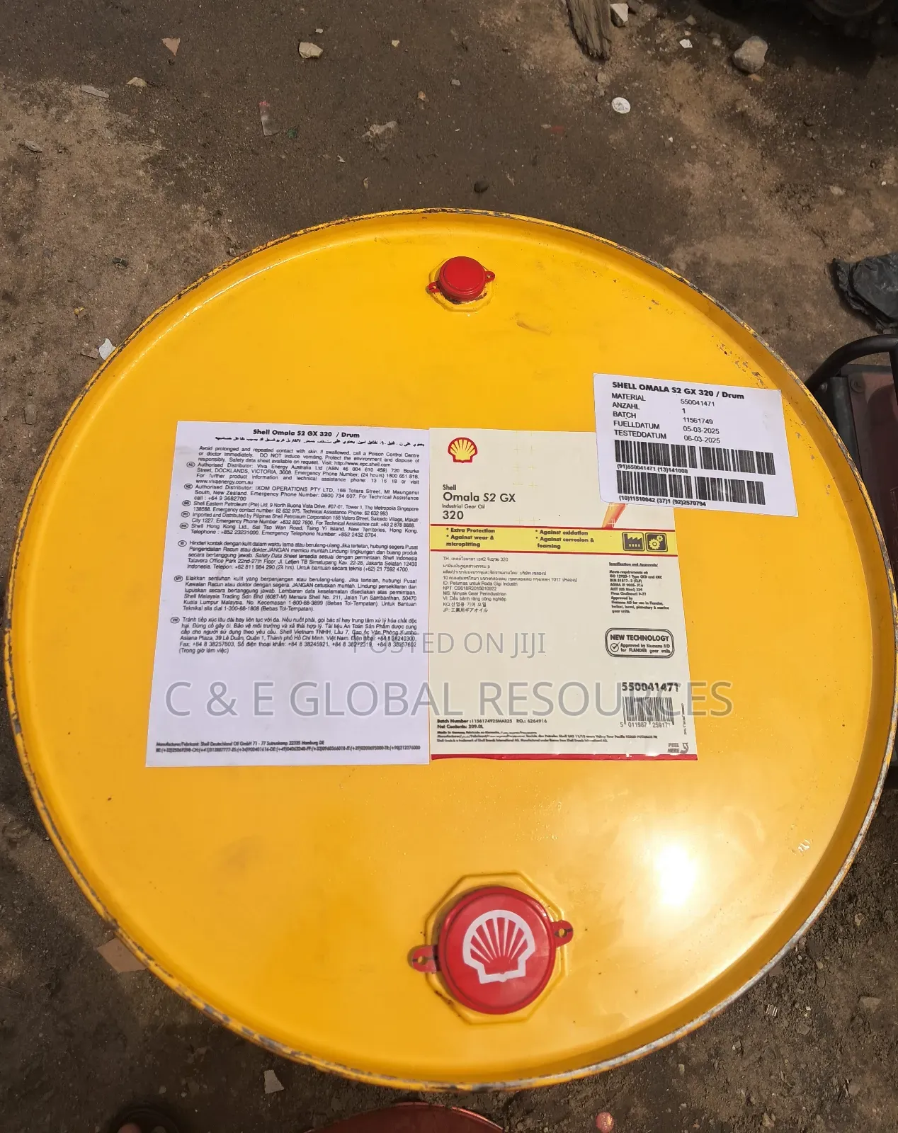 Shell Omala S2 Gx 320 Ep Gear Oil (209ltr/Drum)