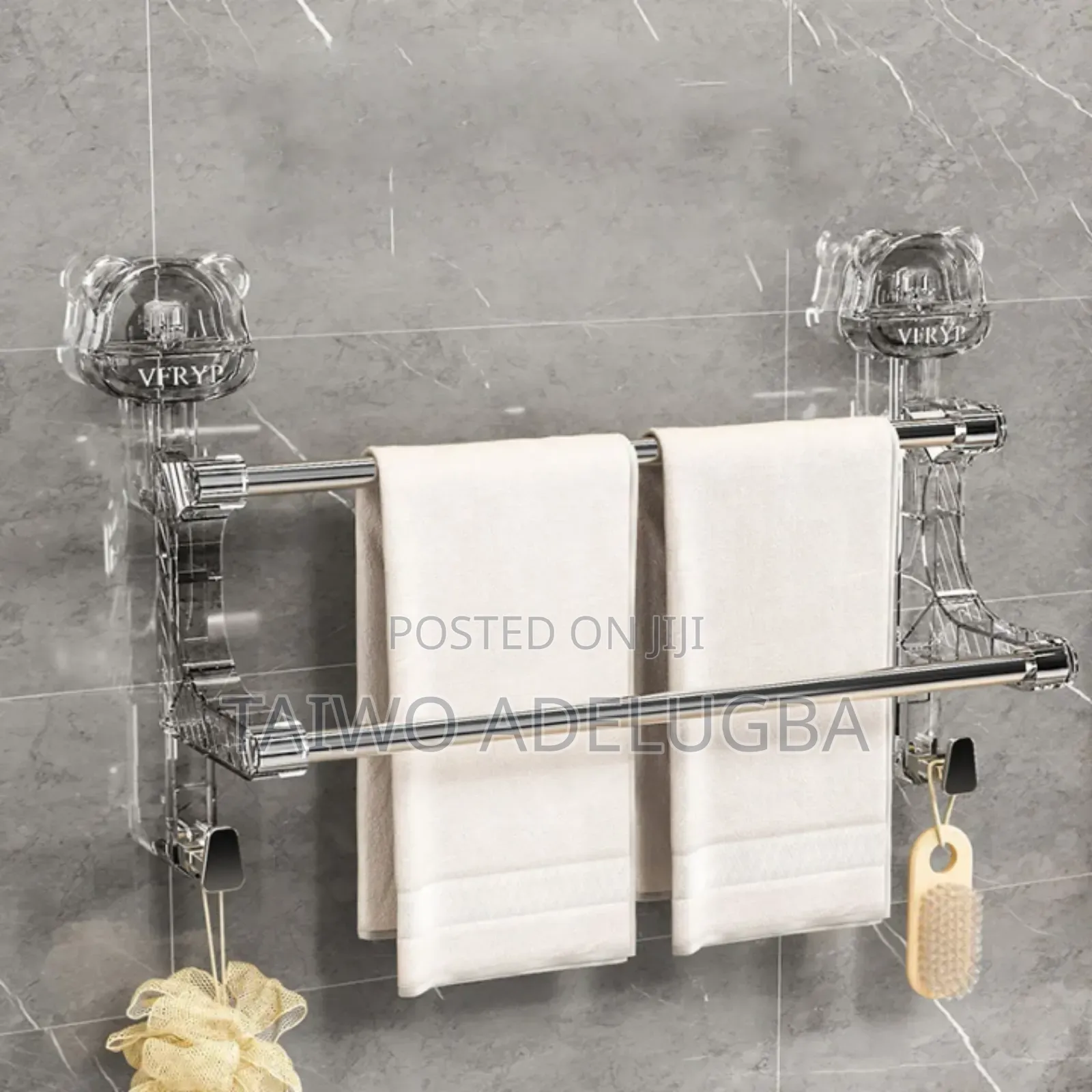 Adjustable Double Rail Towel Hanger