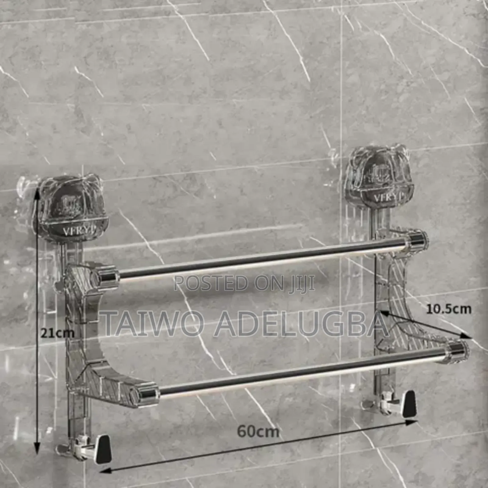Adjustable Double Rail Towel Hanger