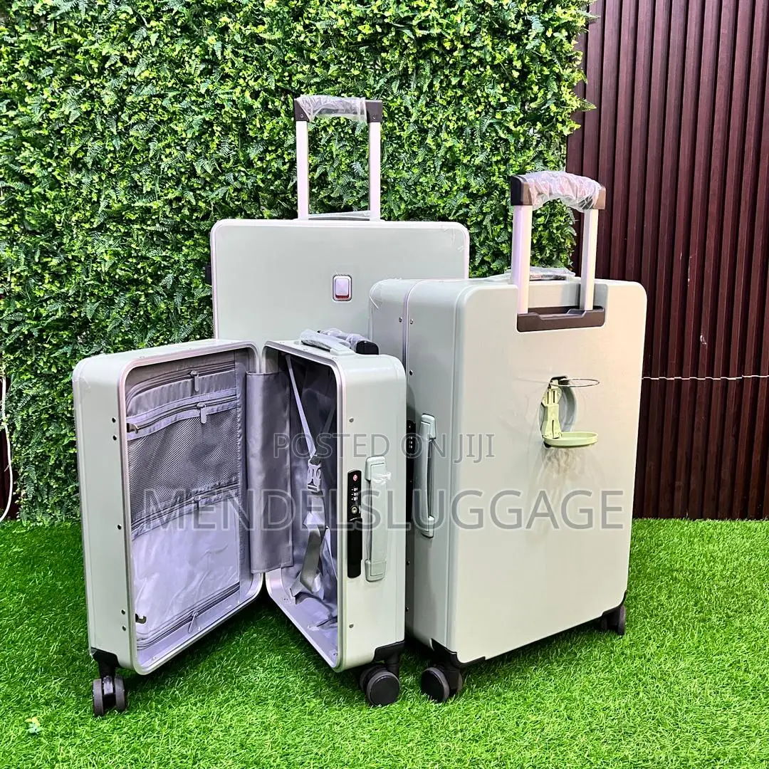 3-in-1 Aluminum Green Suitcase