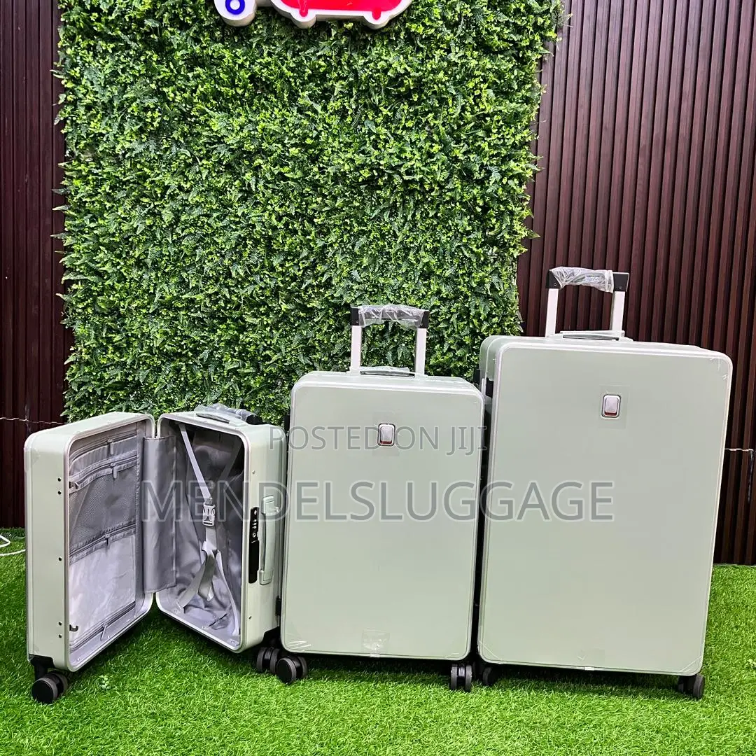 3-in-1 Aluminum Green Suitcase