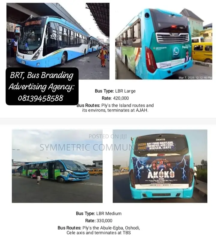 BRT Bus Branding Advertising Agency