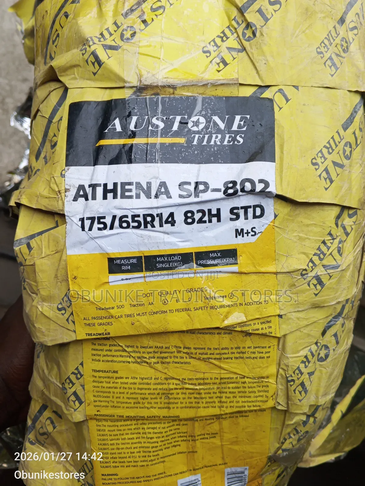 175/65r14 Austone Tyre