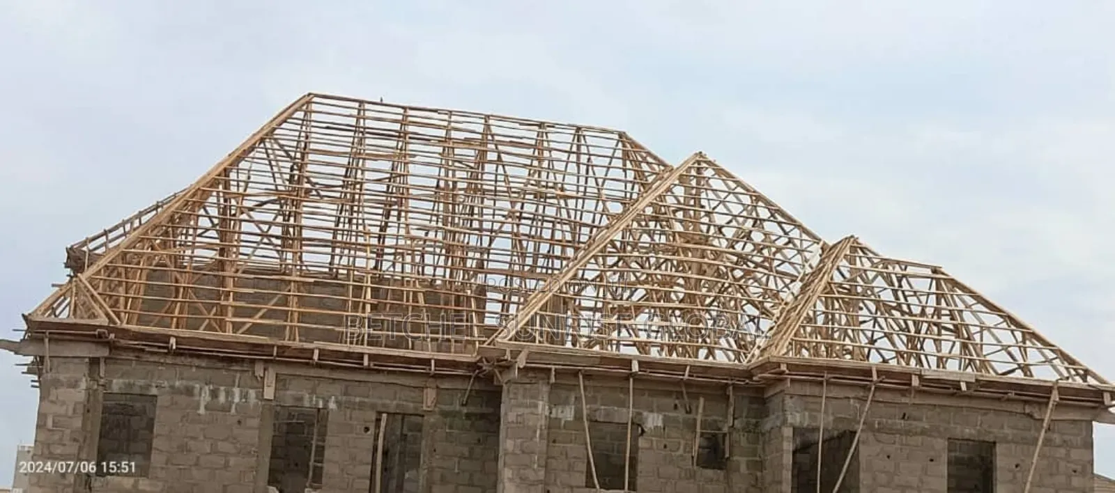 Woodwork For Roofing Sheet