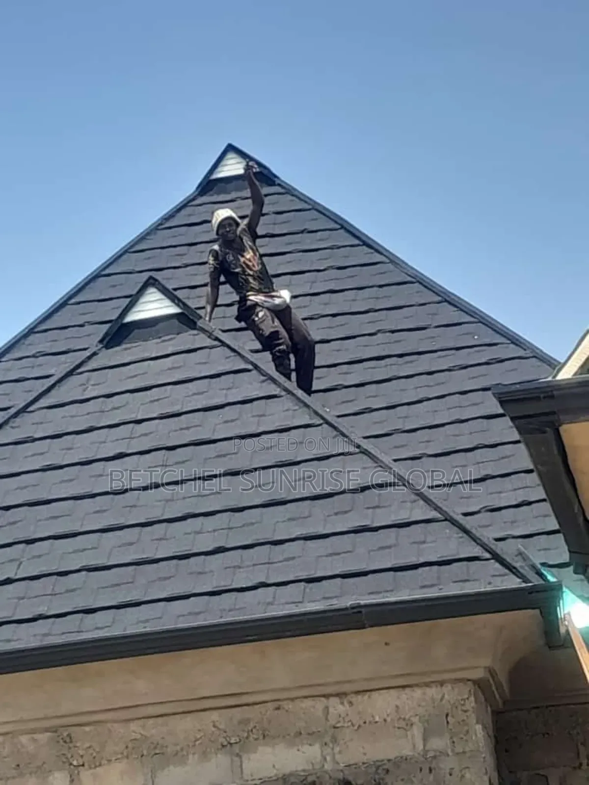 Black Shingles Design Roofing Sheet Available and PVC Black