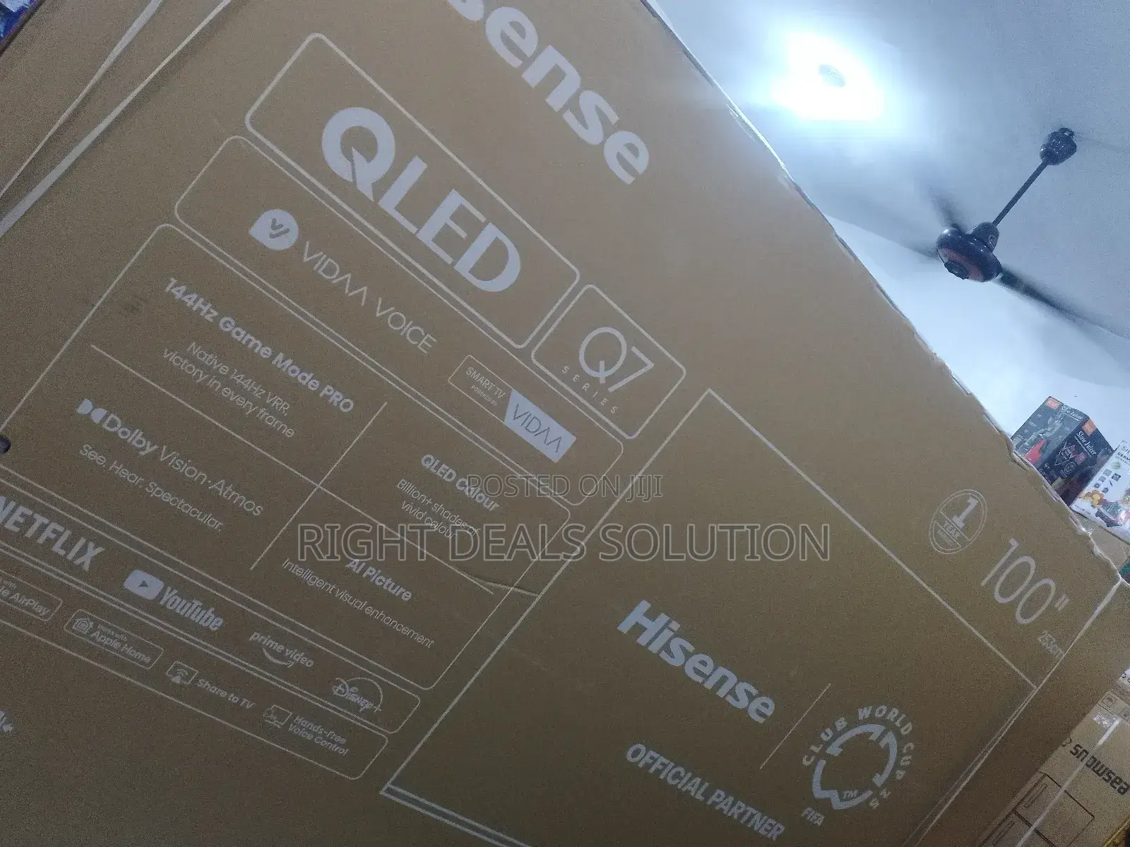 The Ultimate Home Entertainment Hub: Hisense 100" Q7 Smart Tv