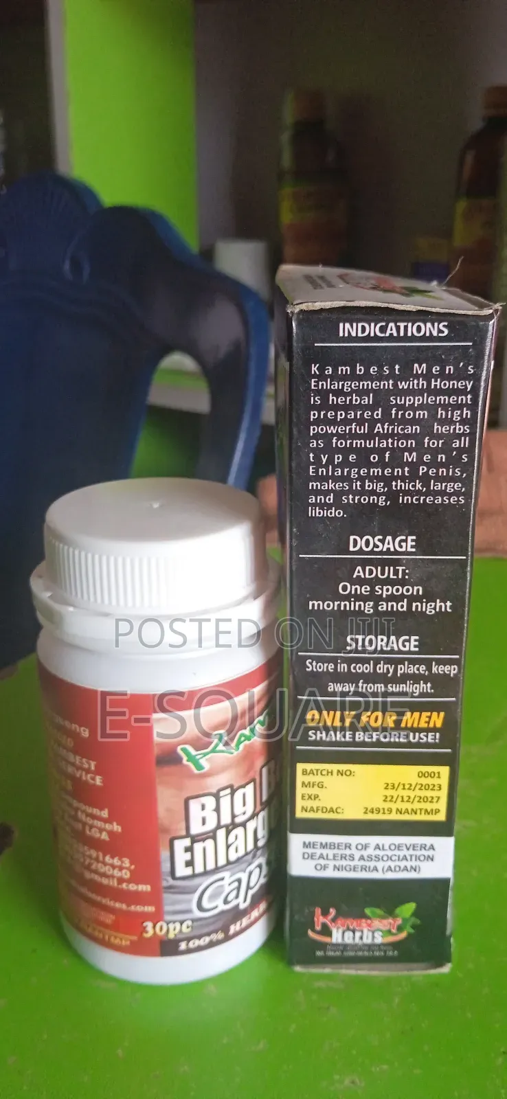 Kambest Men's Enlargement With Honey Mixture