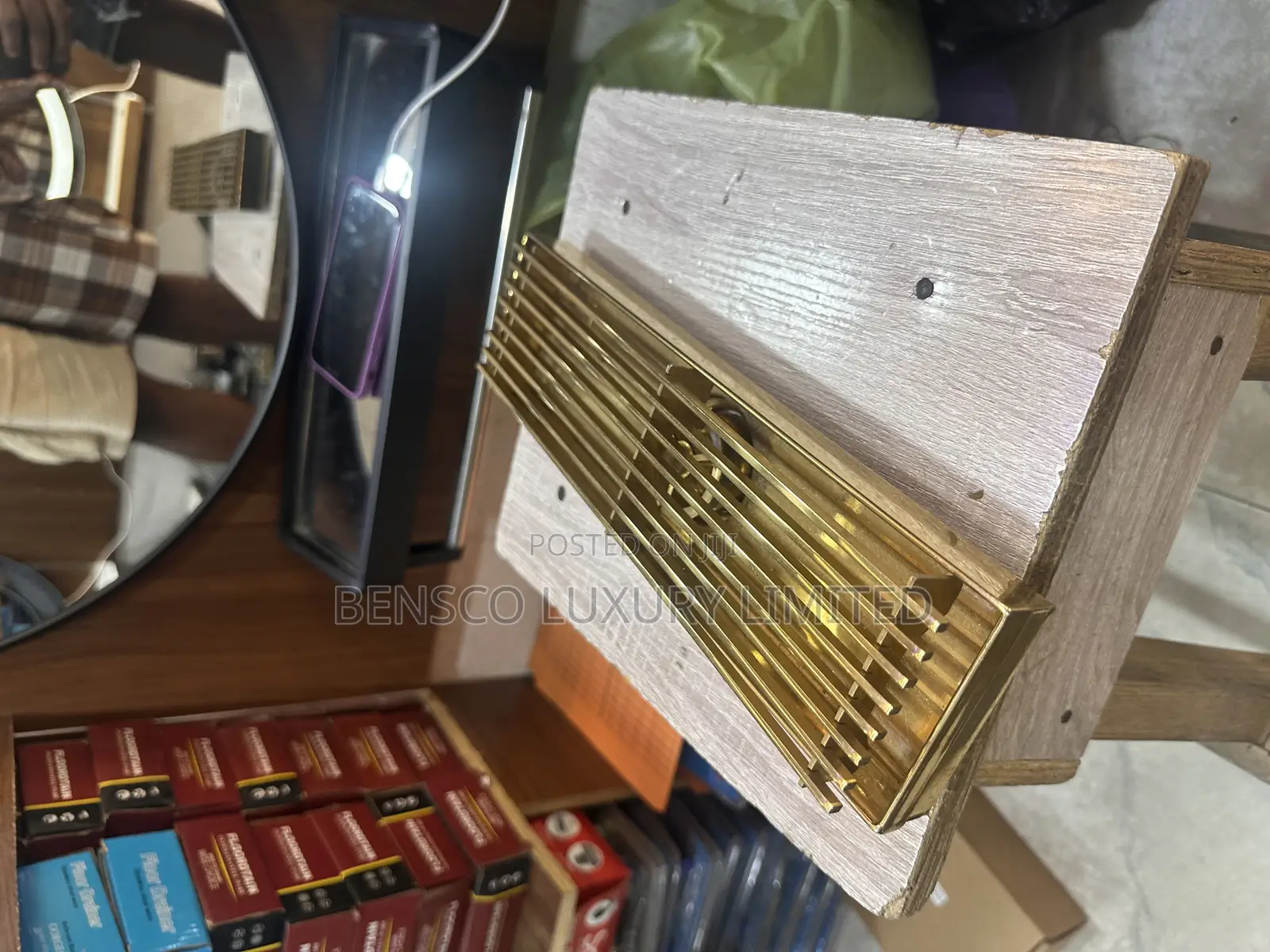 Golden Linear Floor Drain