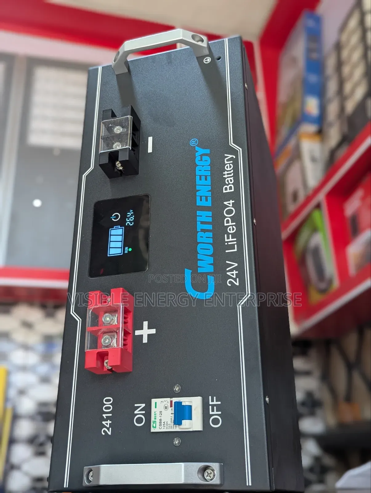 Cworth Energy 2.5kwh 24v Lithium-Ion Battery