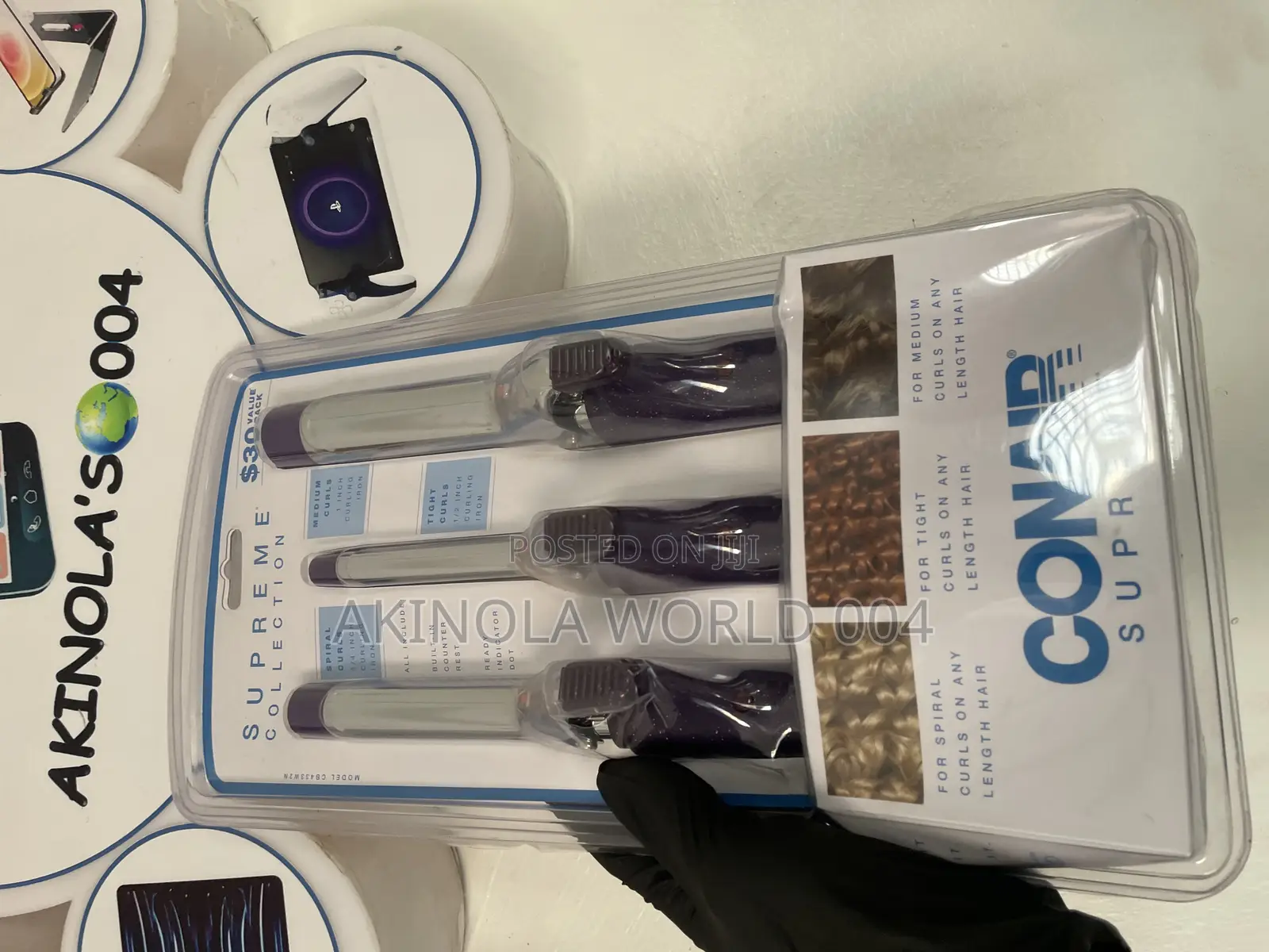 Brand New Conair Supreme Curling Iron Combo Pack