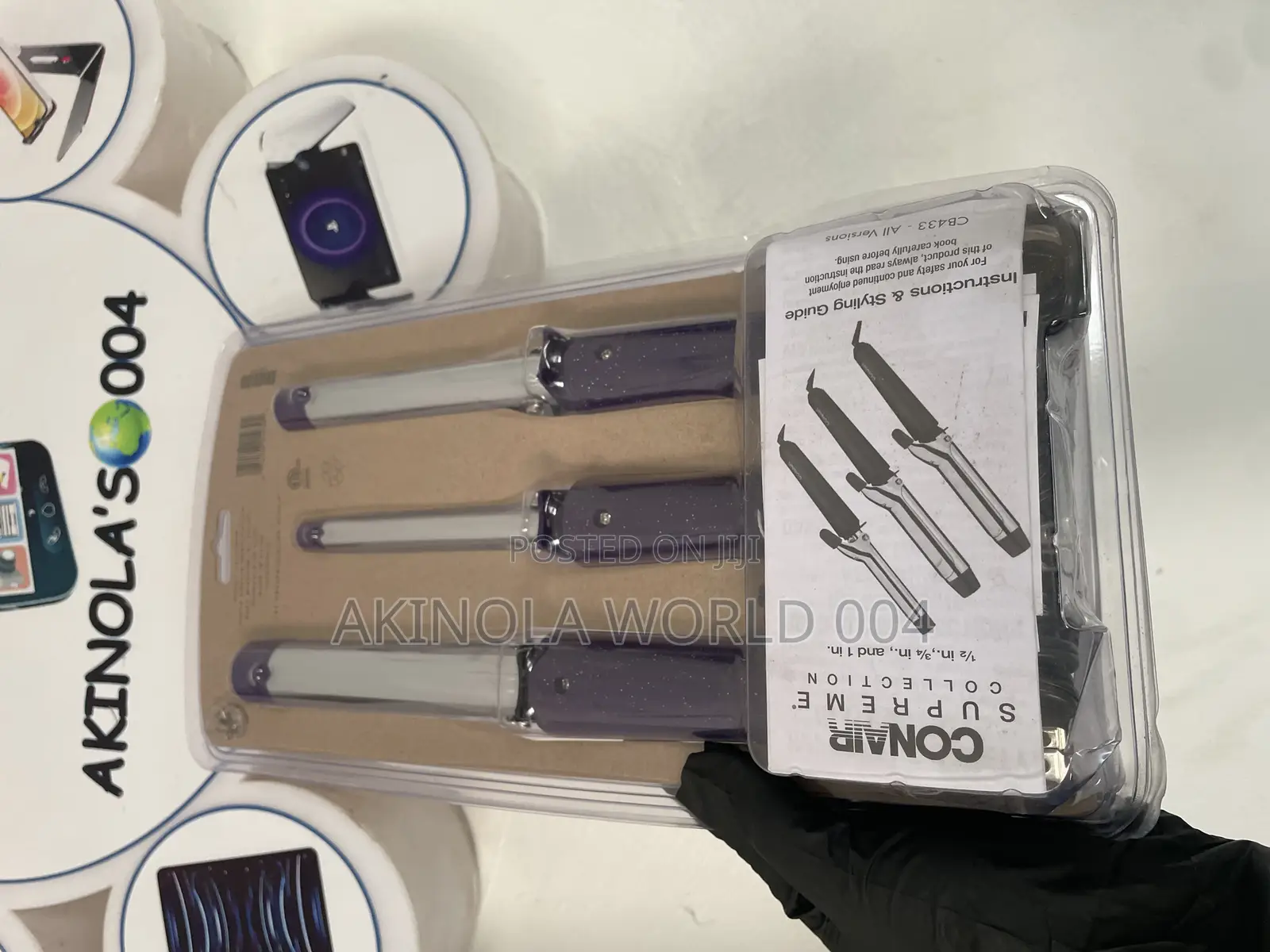 Brand New Conair Supreme Curling Iron Combo Pack