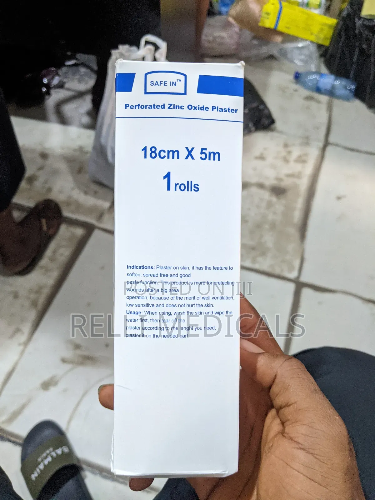Perforated Zinc Oxide Plaster