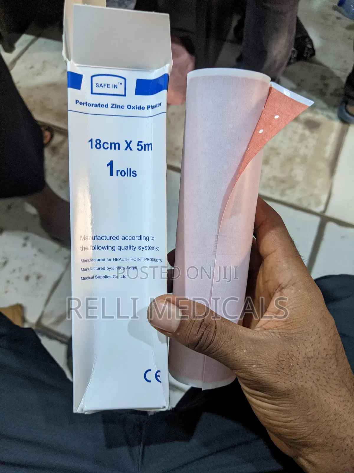 Perforated Zinc Oxide Plaster