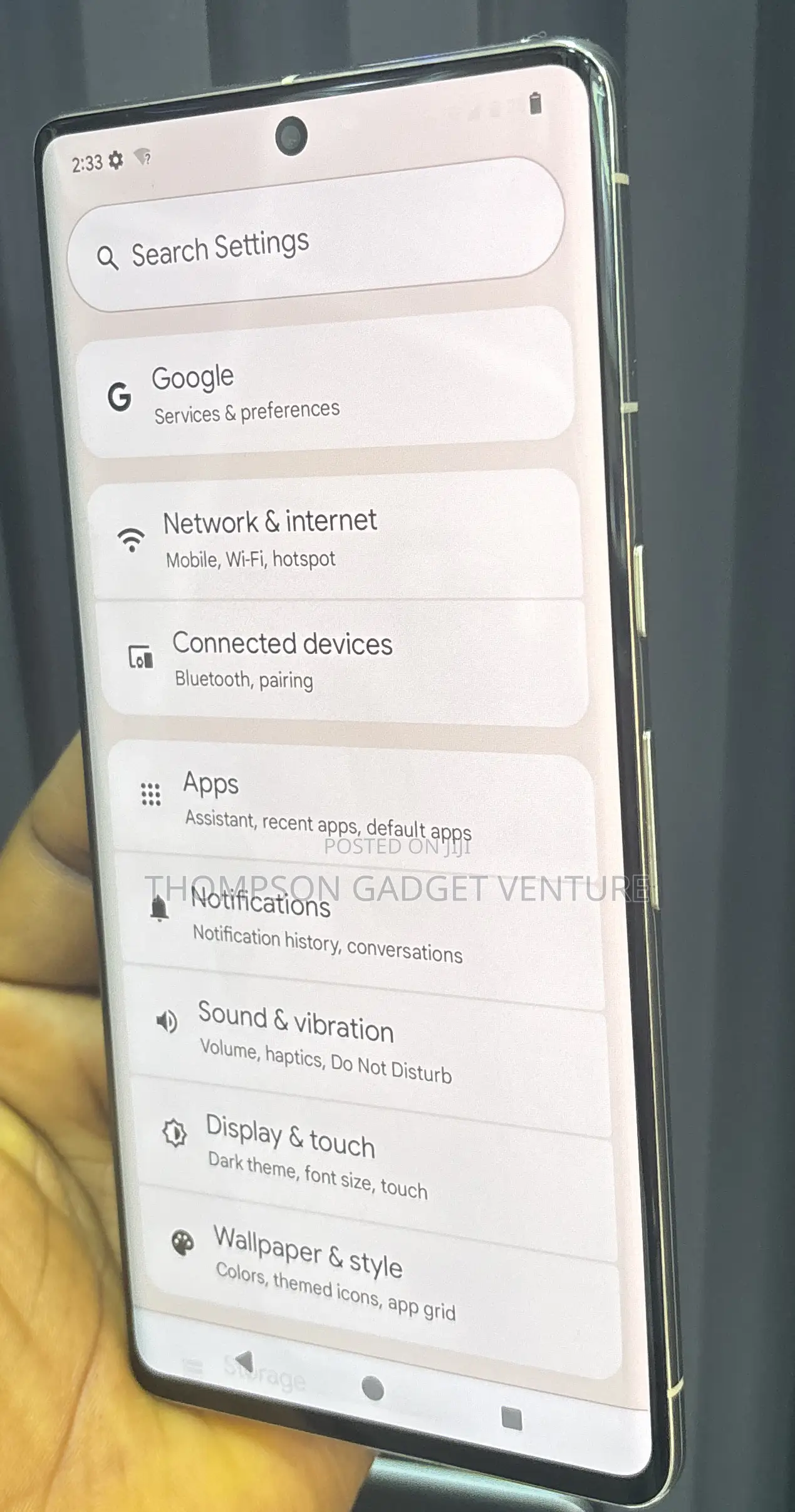Google Pixel 7 Pro 128 GB Gray