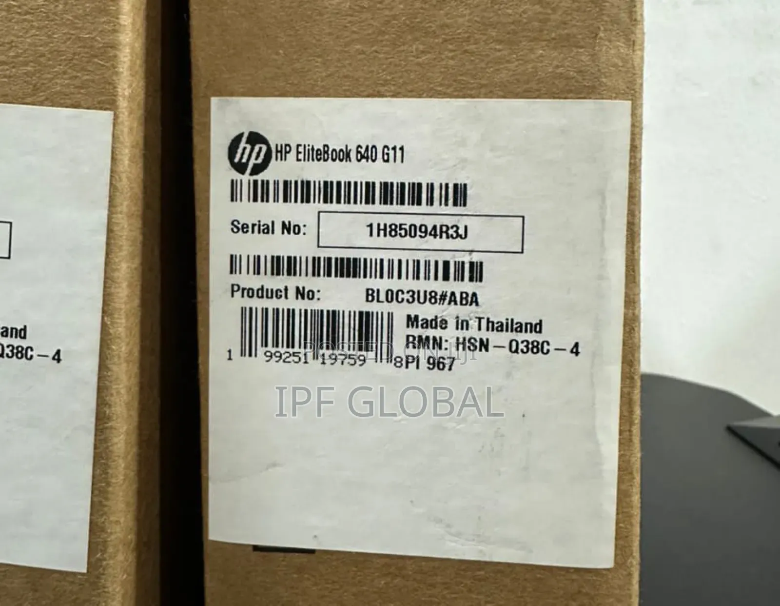 New Laptop HP EliteBook 640 G11 16GB Intel Core Ultra 7 SSD 256GB