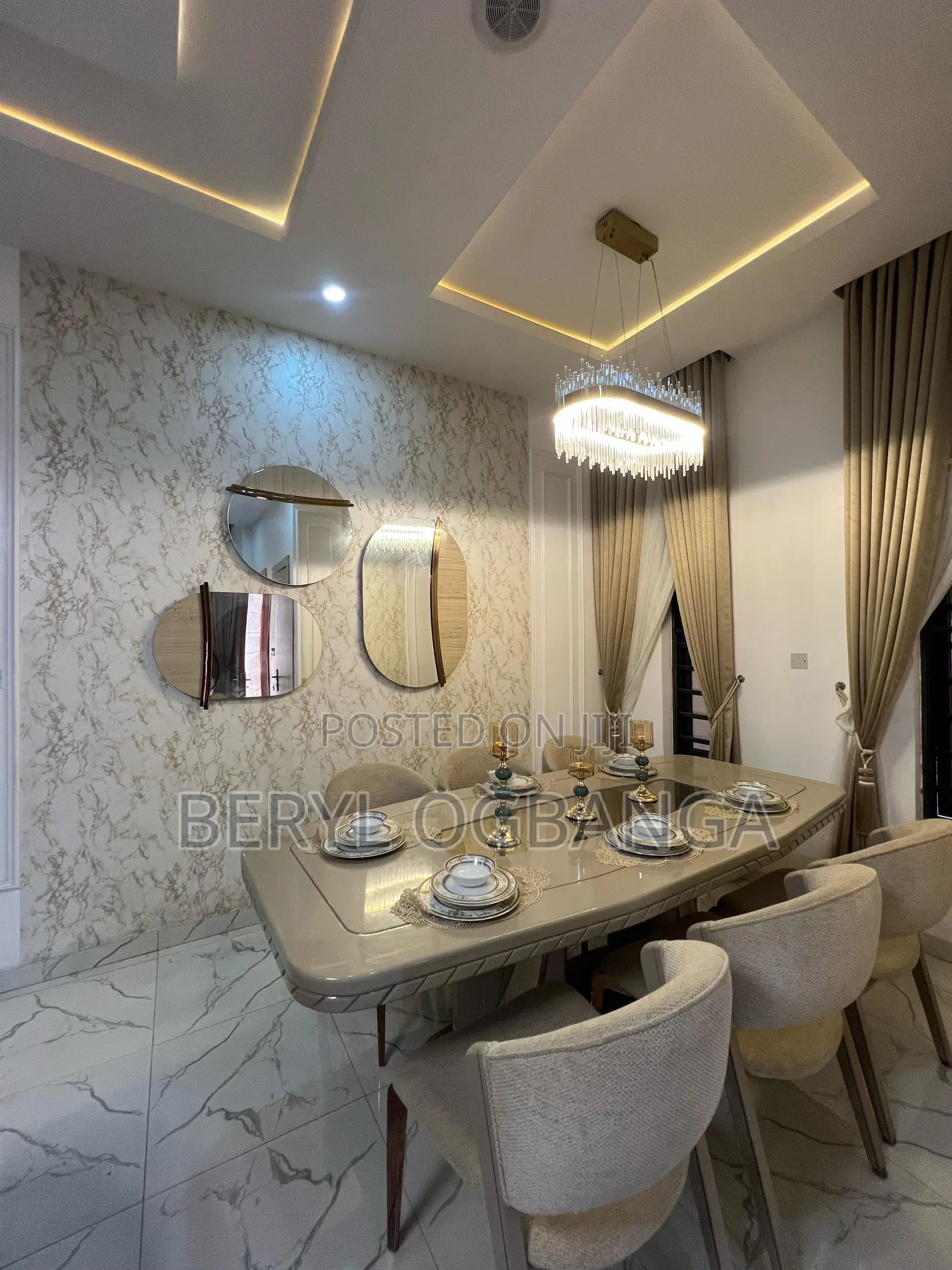 Furnished 4bdrm Duplex in Ikota for rent