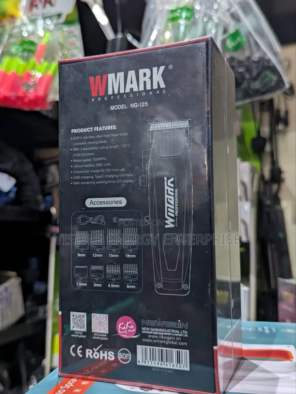 Red Wmark Ng-125 Professional Hair Clipper