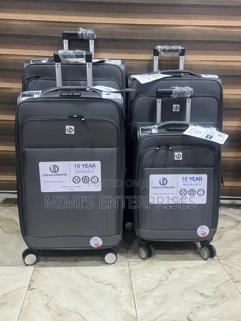 Unique Set of Fabric Luggage