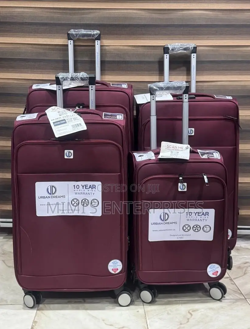 Unique Set of Fabric Luggage