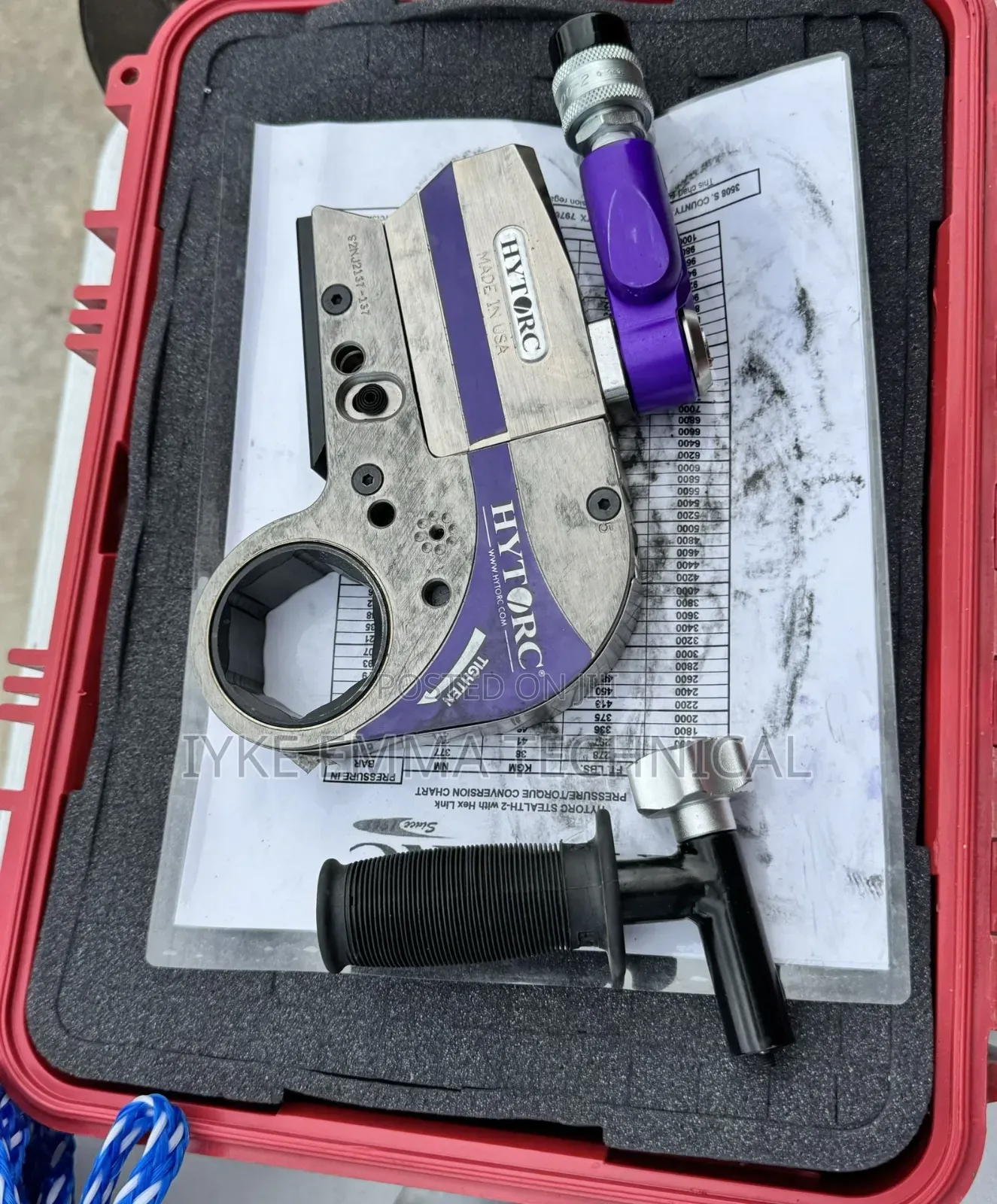 Hytorc Stealth 2 Low Profile Hydraulic Torque Wrench 50mm
