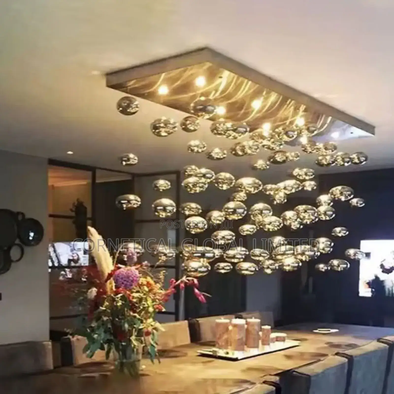 Modern Quality Stylish Luxury Crystal Led Bubble Stone Like Chandelier