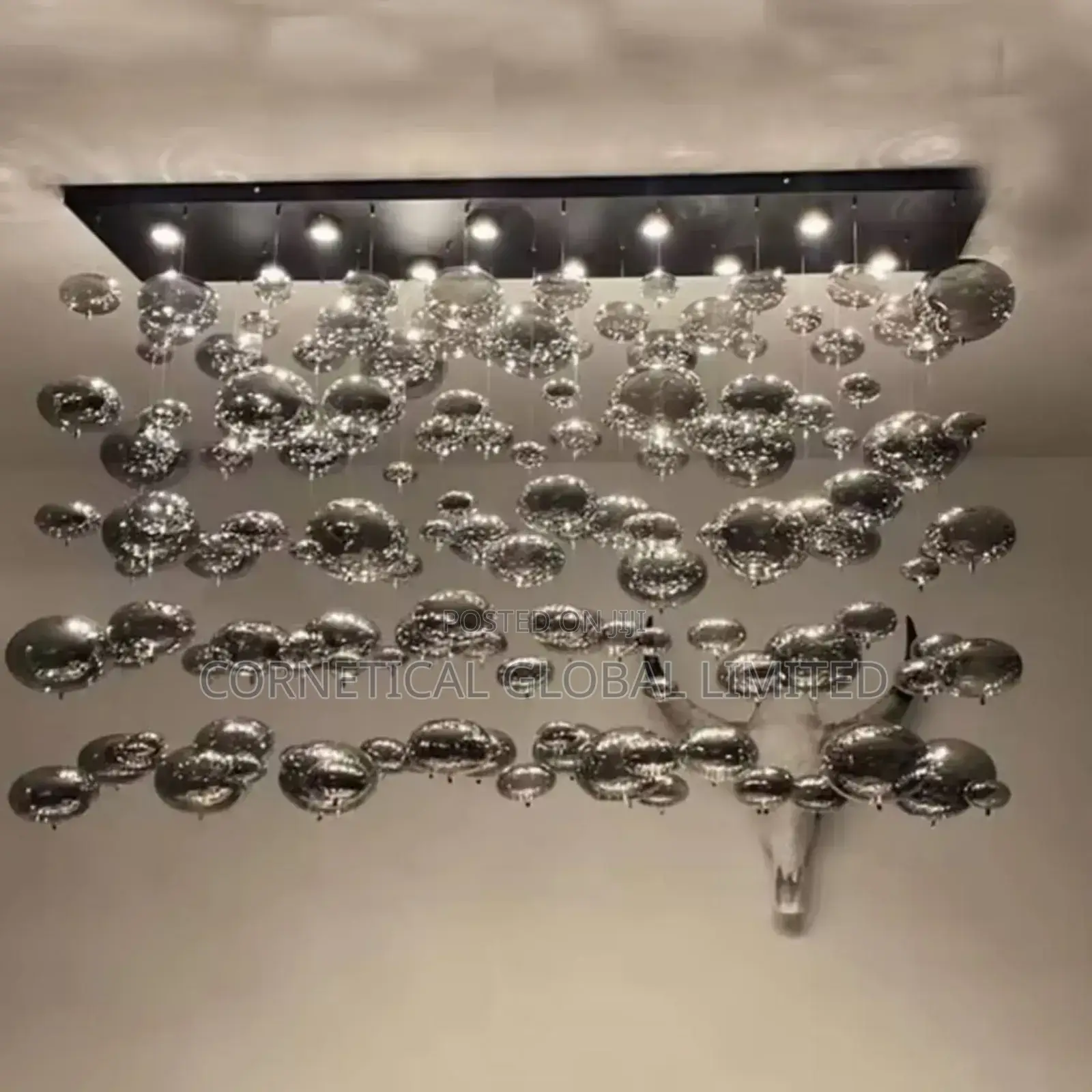 Modern Quality Stylish Luxury Crystal Led Bubble Stone Like Chandelier