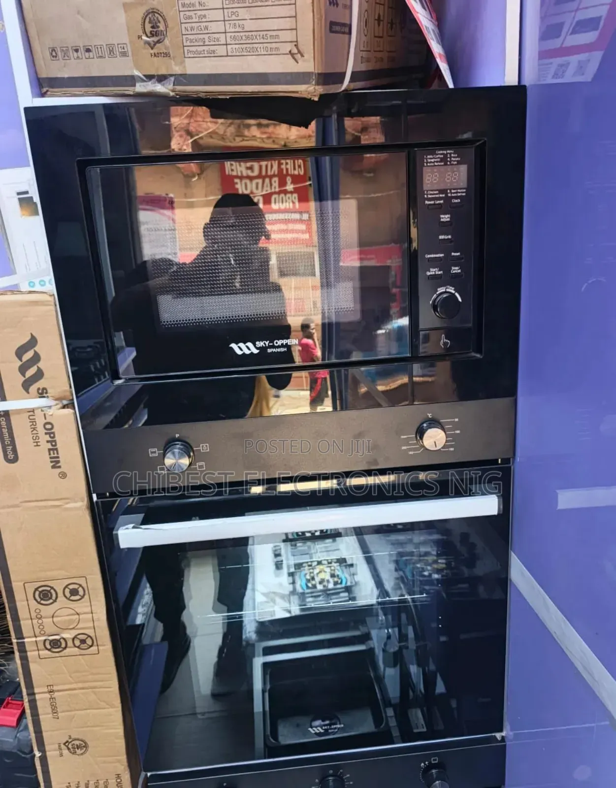 Original High Quality Sky-Oppein Built-in Gas Ele Oven Microwave