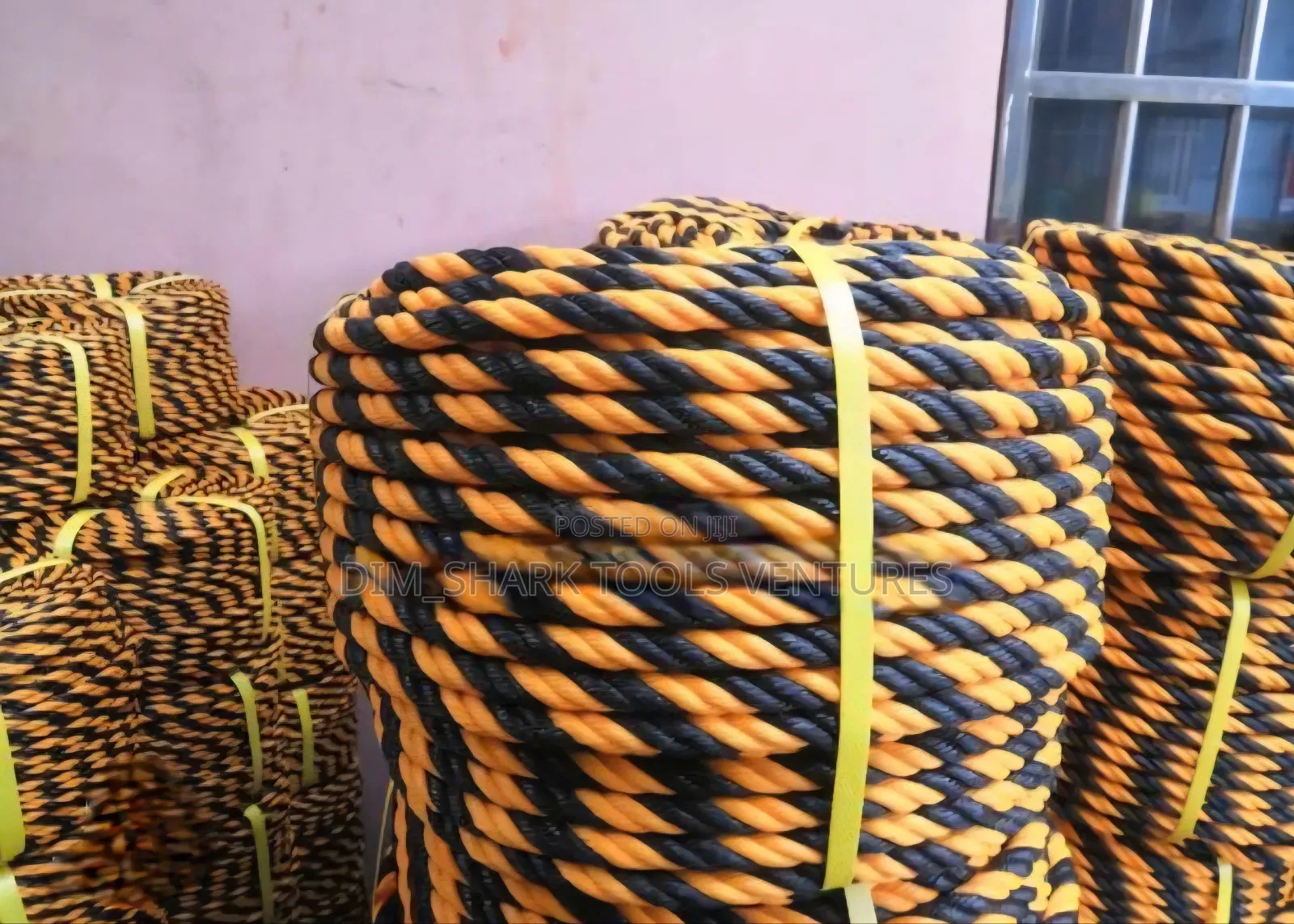 20mm X 200 Meters Yellow and Black Tiger Rope