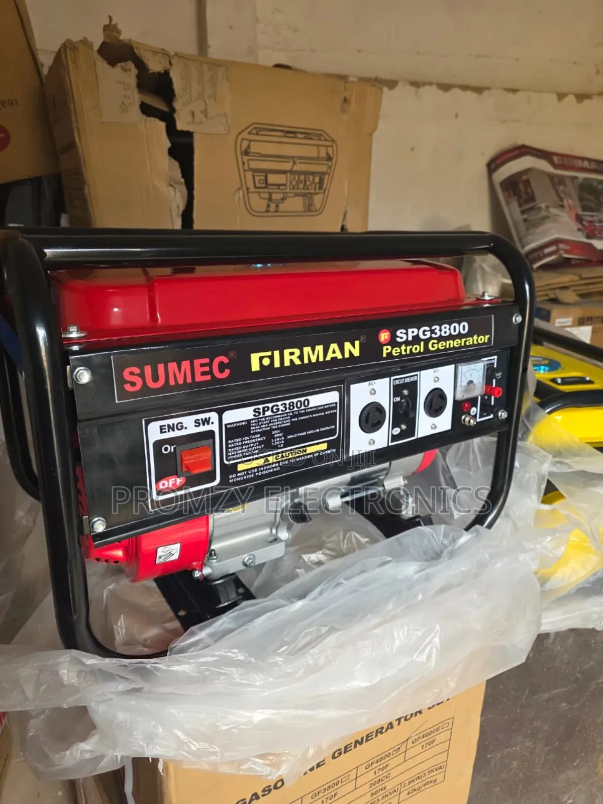 3.5kva Sumec Firman Petrol Generator 100%Copper Coil