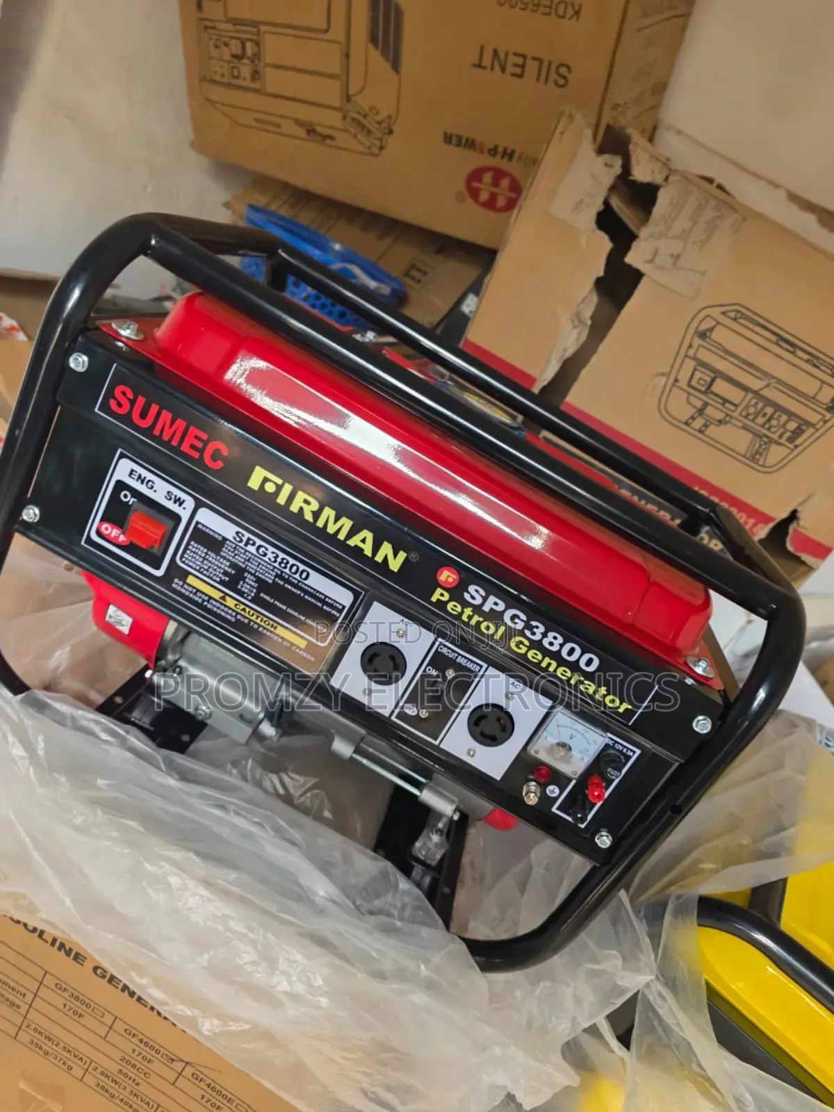 3.5kva Sumec Firman Petrol Generator Model Spg3800m 100% Copper Coil