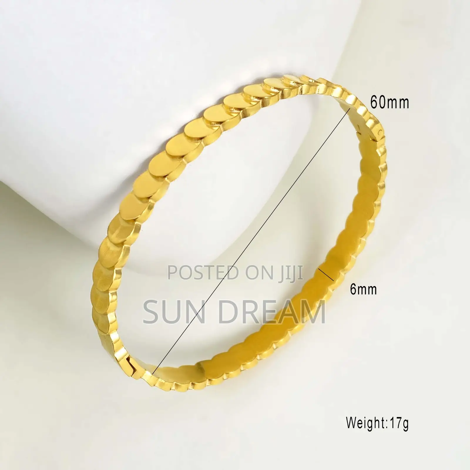 Women Golden Bangle Golden Bracelet Stainless Steel Bangle